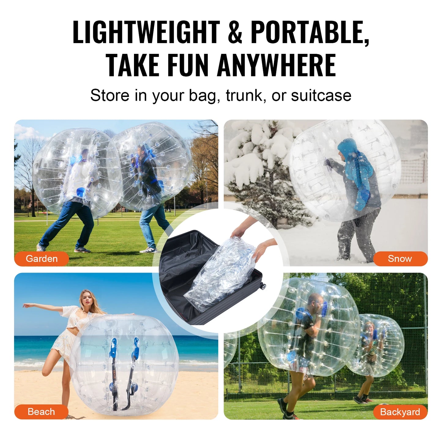 Four Foot Inflatable Bumper Ball for Teens and Adults