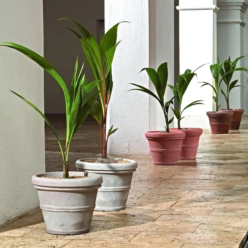 Crescent Garden Brunello Planter Weathered Concrete
