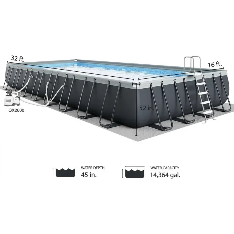 Intex Ultra XTR Pool 32 Ft By 16 Ft By 52 Inch With Pump
