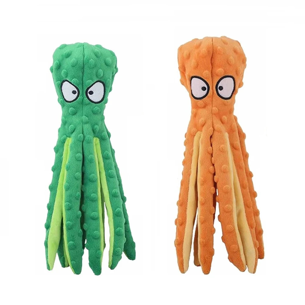 2Pcs Octopus Dog Toy No Stuffing Chew Toy For Small Dogs