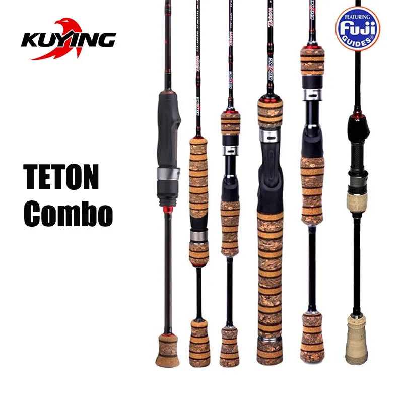 Kuying Teton Ultra Light Baitcasting Spinning Rod Combo
