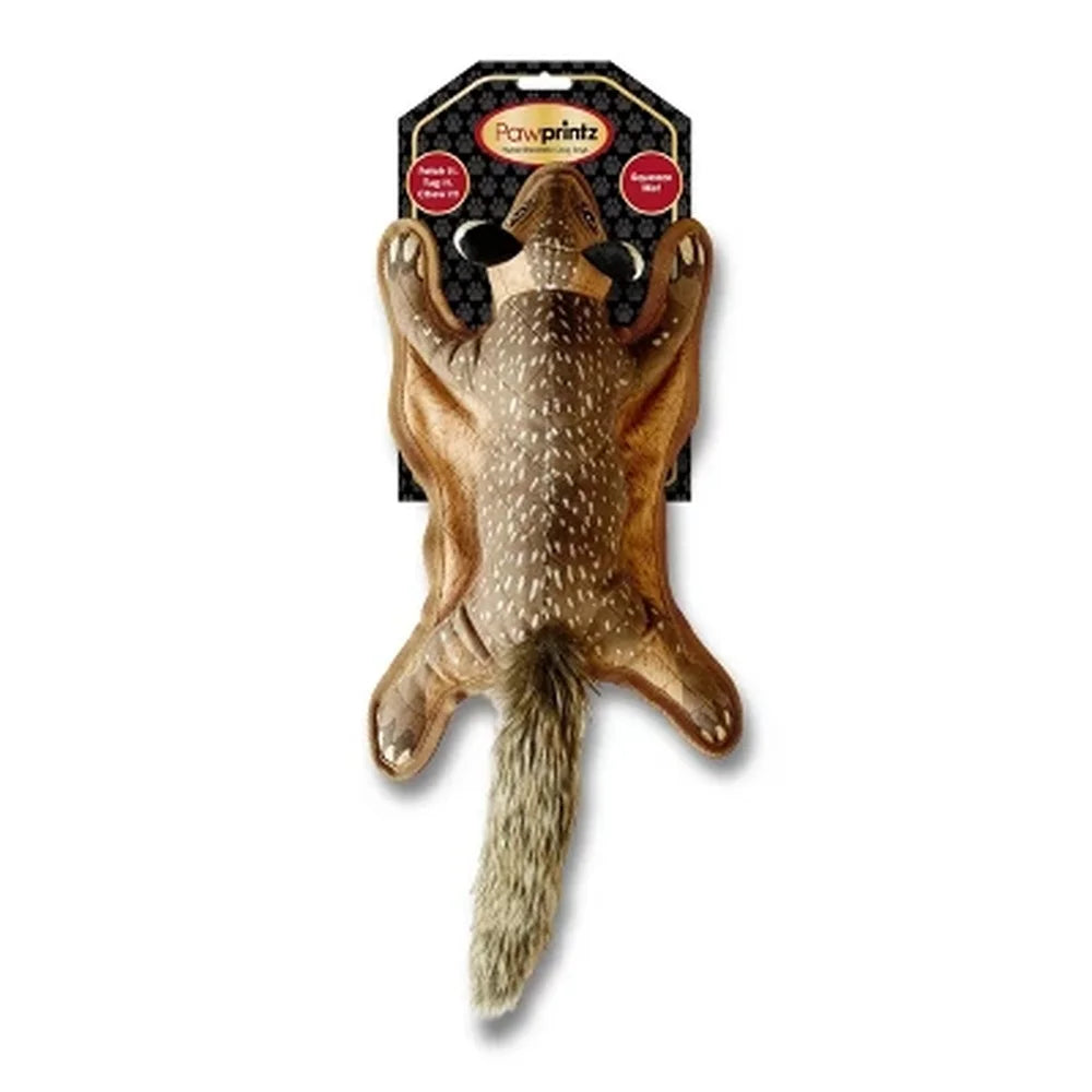 Colorful Durable Squirrel Dog Toy Fetch Chew Tug Safe Fun Pet Playtime 18 Inches Long Nylon Polyester Material