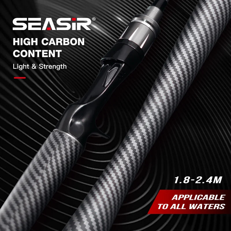 SeaSir Grandmaster Spinning Casting Rod Carbon 6kg 1.8-2.4M