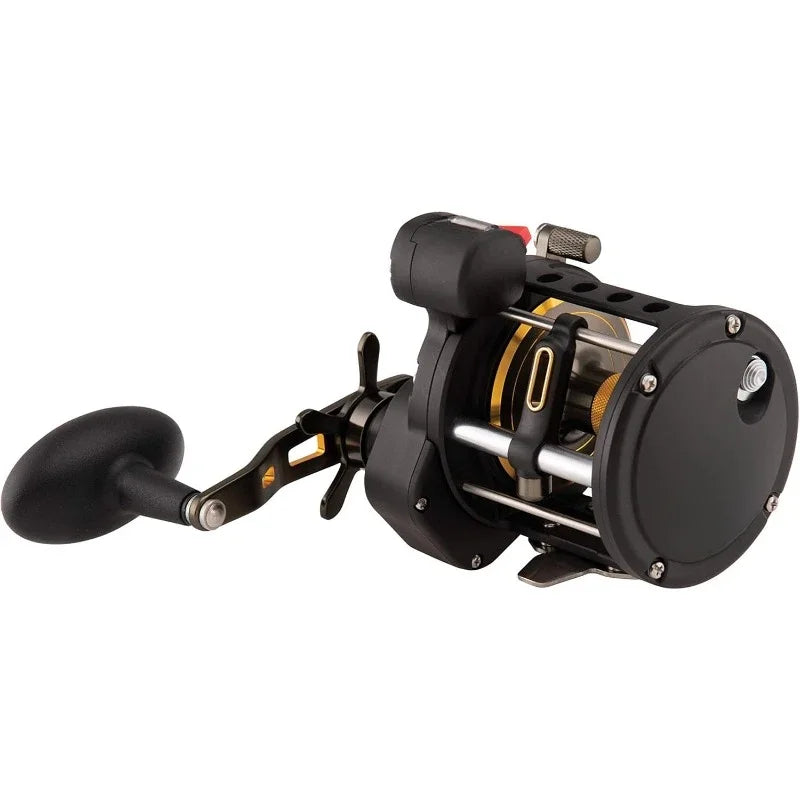 Fully Upgraded Black Gold Spinning Rod And Reel Combos