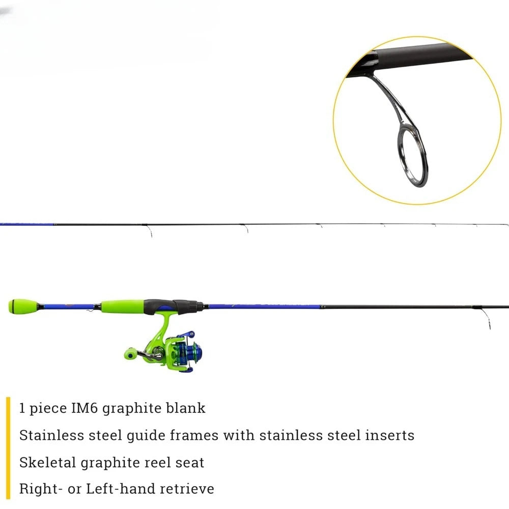 Wally Marshall Speed Shooter Spinning Reel IM6 Graphite Rod