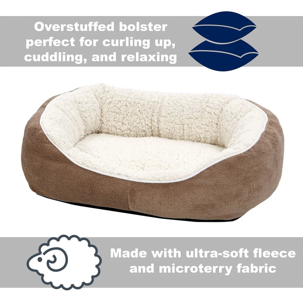 Ultra Soft Fleece Pet Bed For Small Dogs And Cats Cozy