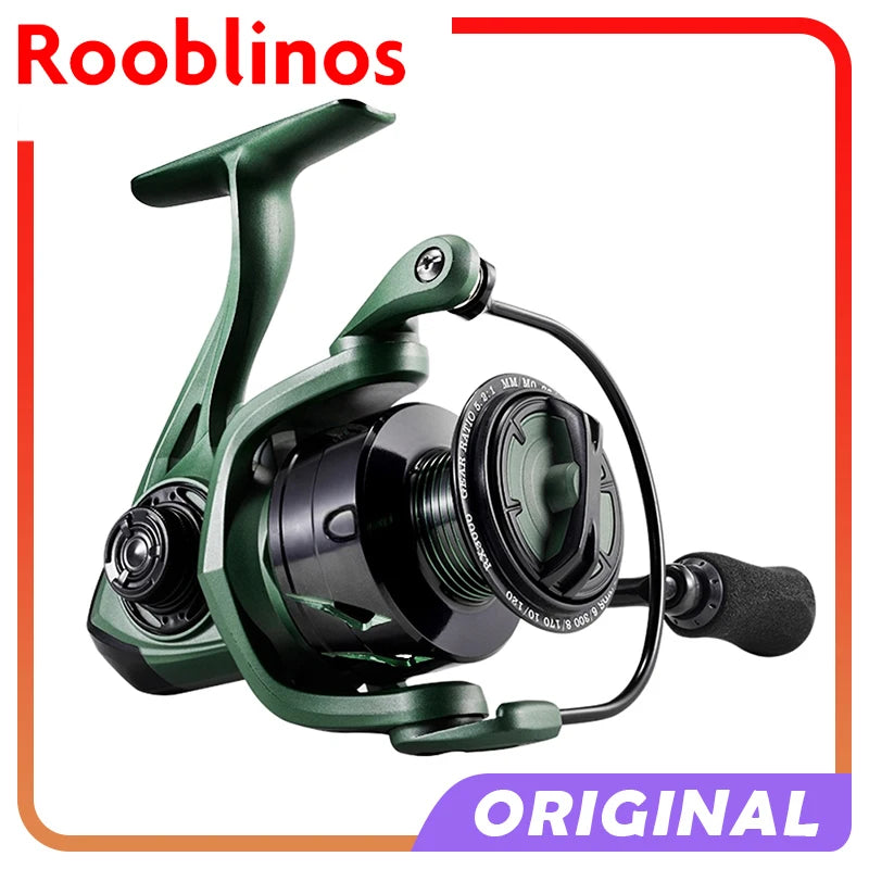 CR Sea Fishing Wheel Spinning Reel Ratio 5 2 1 Black Red10kg