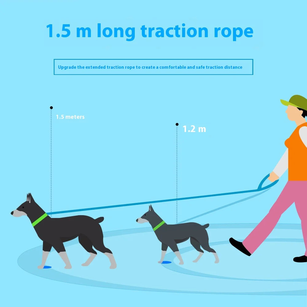 Reflective Dog Cat Harness Vest With Leash Breathable Mesh Padding