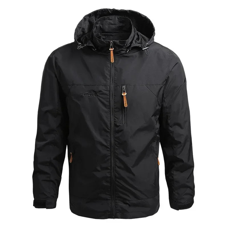 Guangxi Guangdong Men Waterproof Hooded Windbreaker Jacket