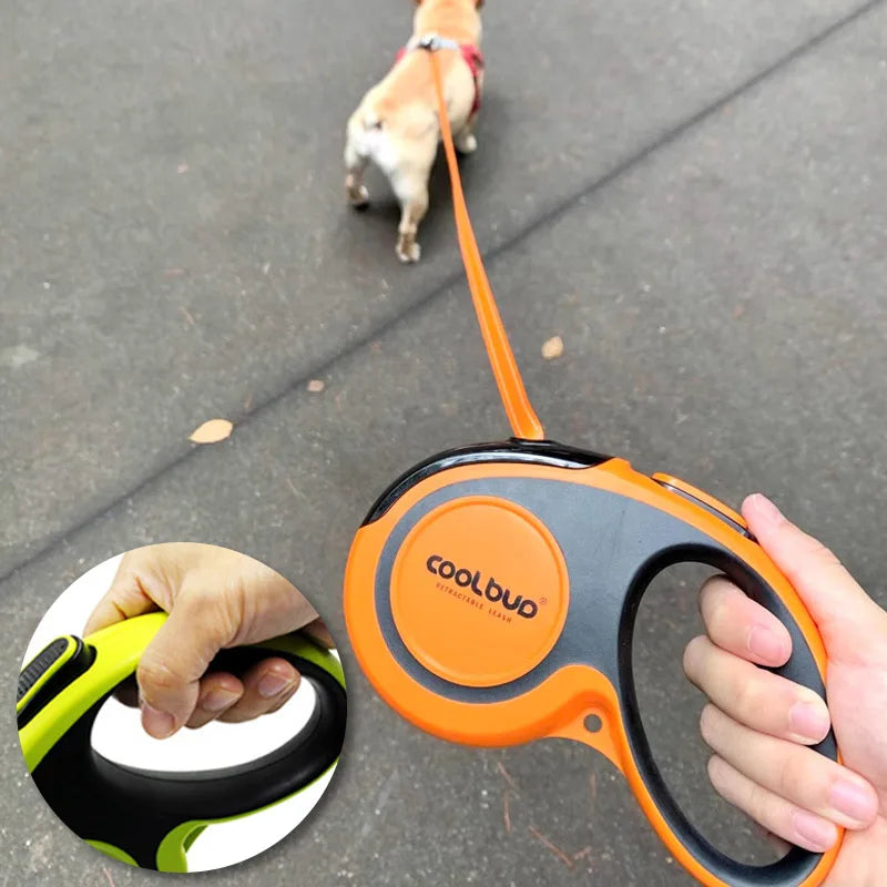 Portable Automatic Retractable Nylon Leash For Dogs And Cats