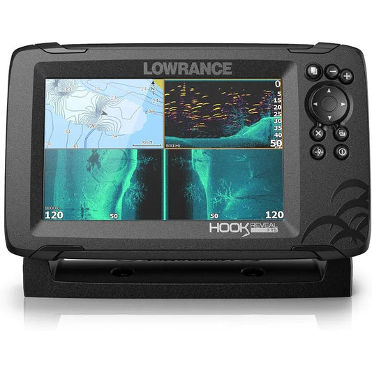 Lowrance Hook Reveal Fish Finders 5 Inch 7 Inch 9 Inch with Transducers