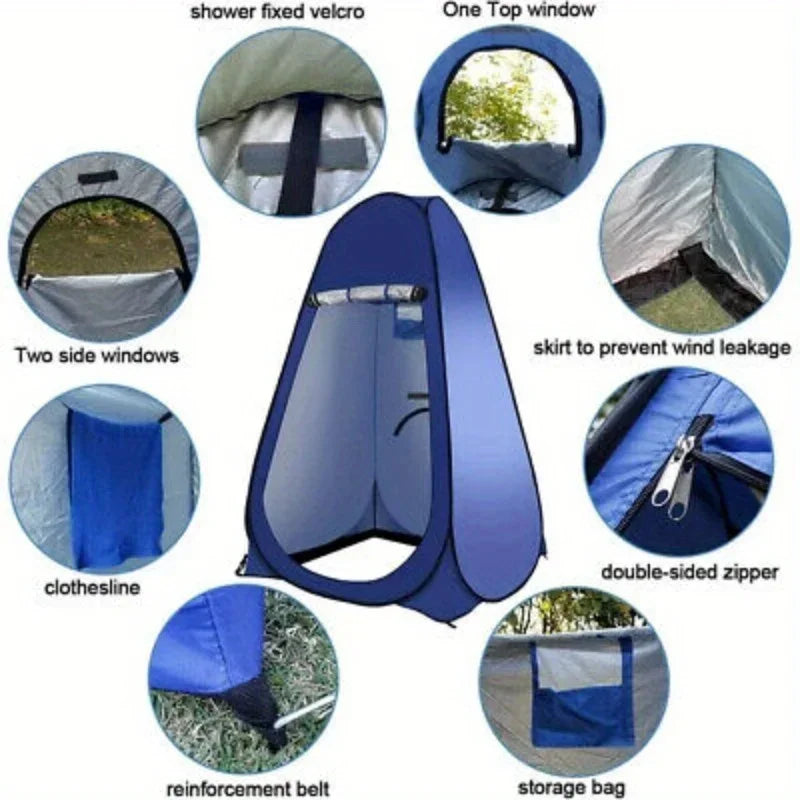 Pop Up Privacy Shower Tent Portable Outdoor Camp Toilet