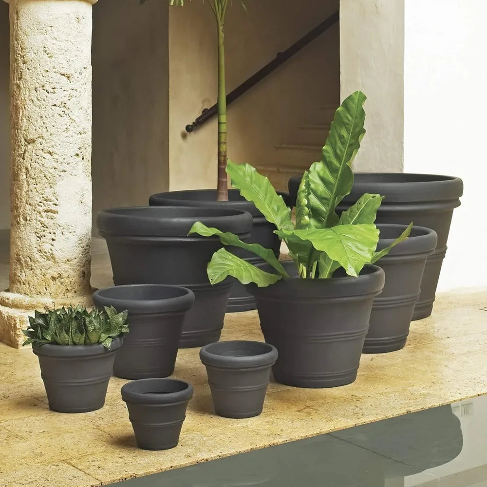 Crescent Garden Brunello Planter Weathered Concrete