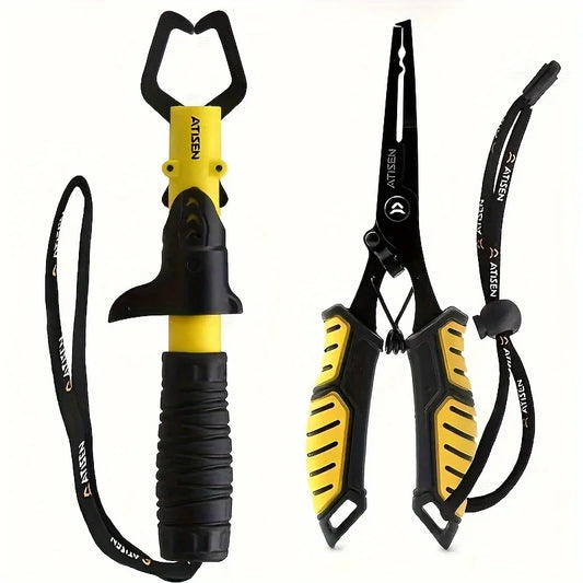 Two Piece Stainless Steel Fishing Pliers Easy Fish Control