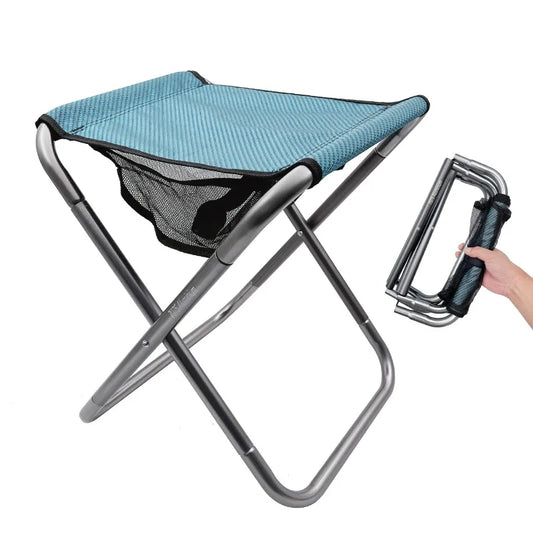 Outdoor Aluminium Alloy Folding Picnic Stool Ultralight