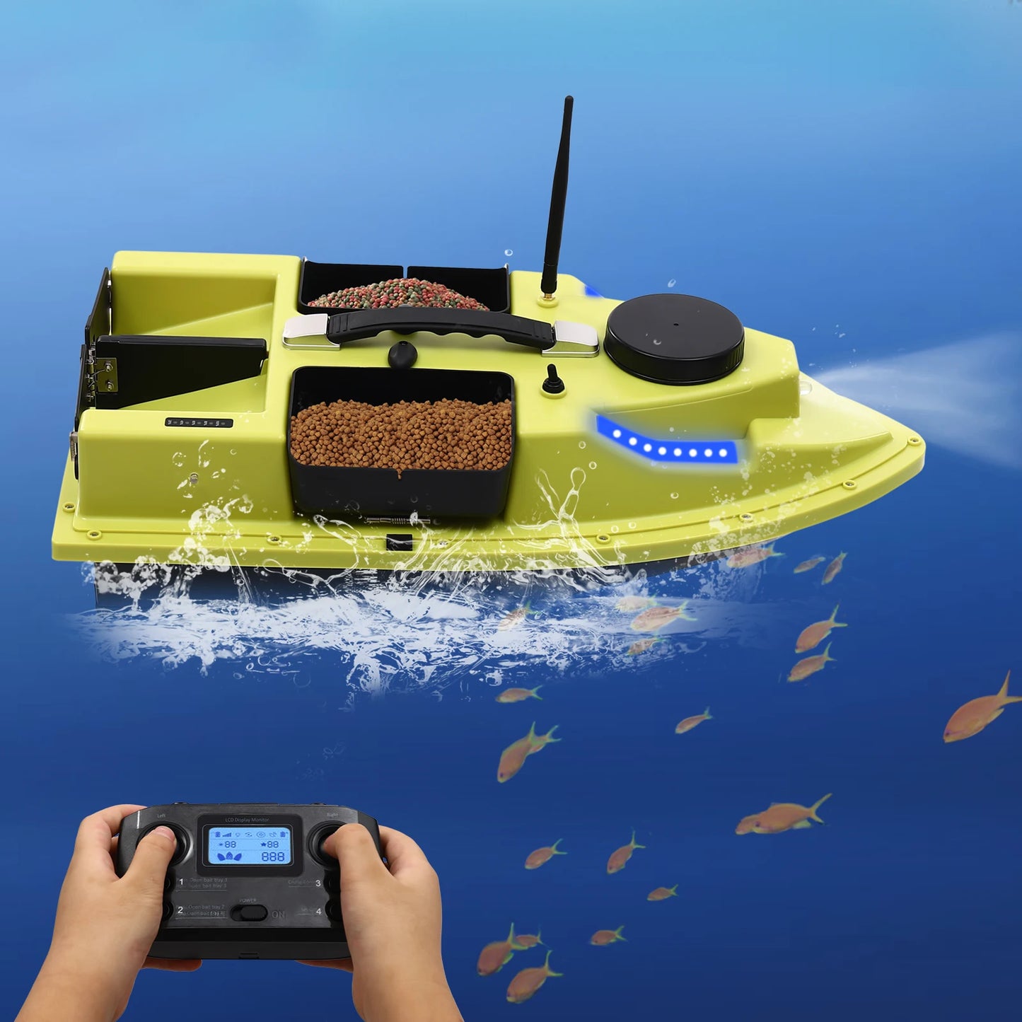 Hign-concerned Chemical 5200mAh GPS Fishing Bait Boat