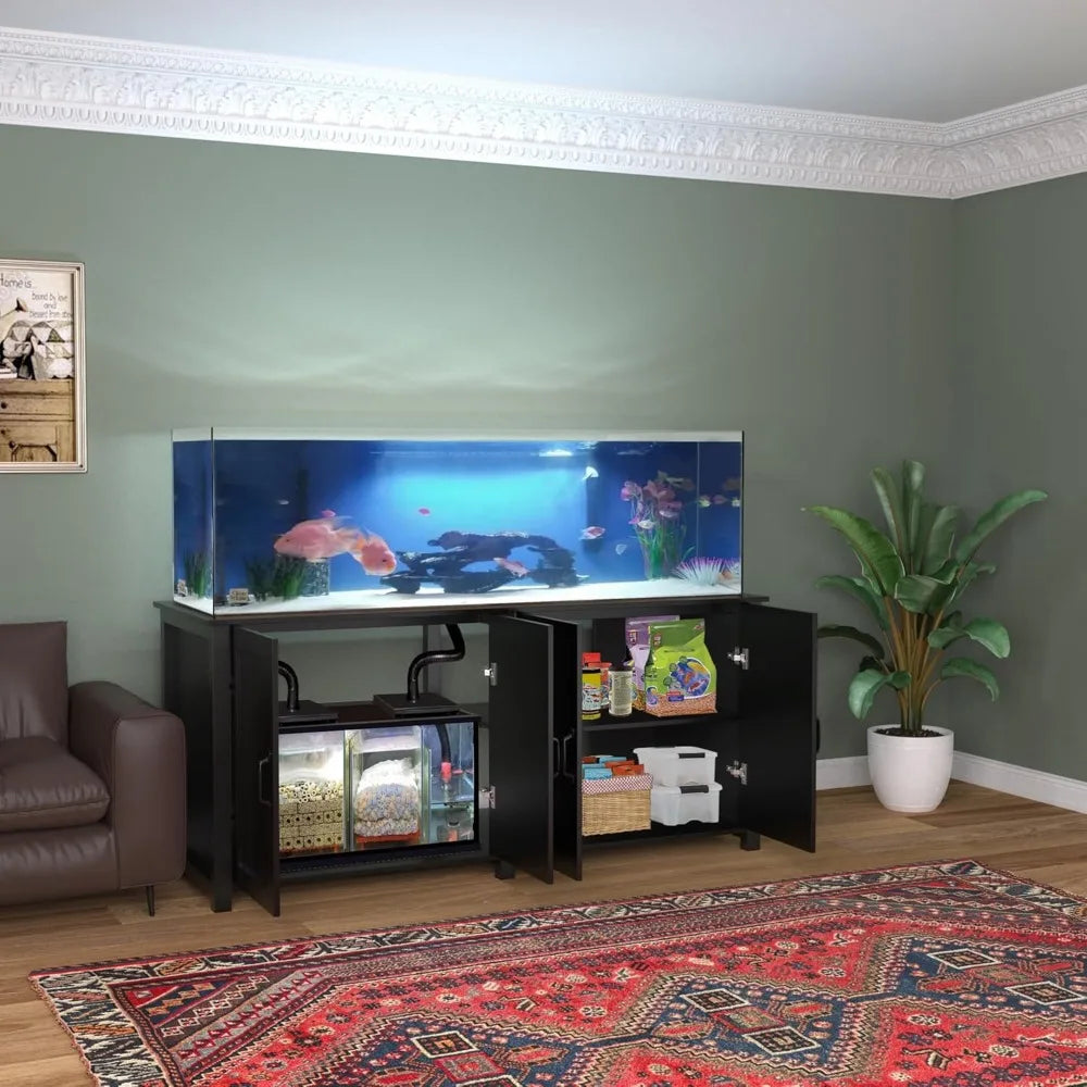 Sturdy 60x24 Fish Tank Stand For 100 120 150 Gallon Aquariums