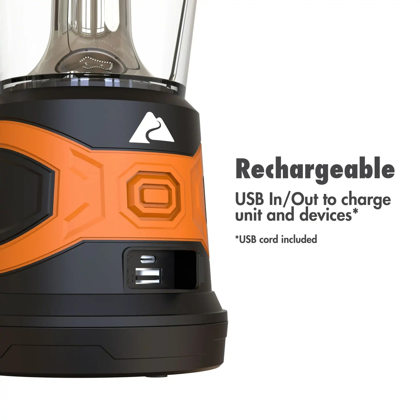 Ozark Trail 3000 Lumen Rechargeable LED Lantern Bright Portable Long Lasting Camping Light