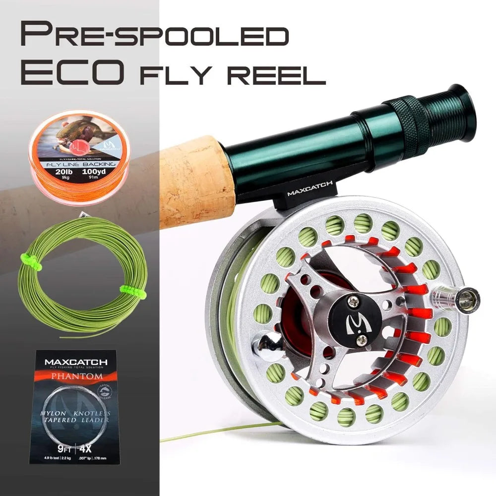 Extreme Fly Fishing Starter Kit 3/5/6/8 Weight Rod and Case