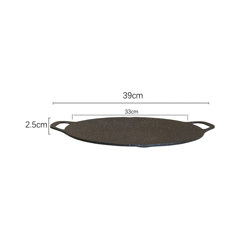 Baking Dishes Pans Non Stick Oil Frying Baking Pan Multi Purpose Round for Outdoor Camping Kitchen Bakeware Household Tools