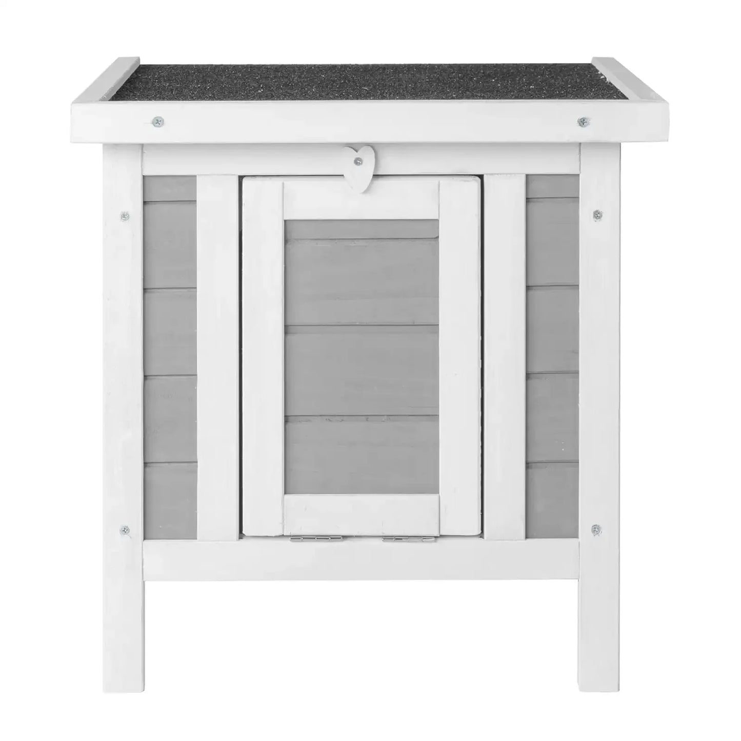 20 Inch Wooden Waterproof Gray Rabbit Hutch For Pets