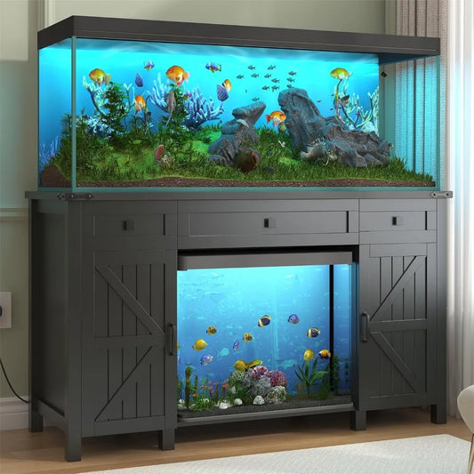 55 To 75 Gallon Aquarium Stand With Charging Station