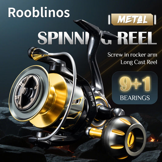 Rooblinos SW Ultralight Saltwater Surf Spinning Reel 5to1 9BB