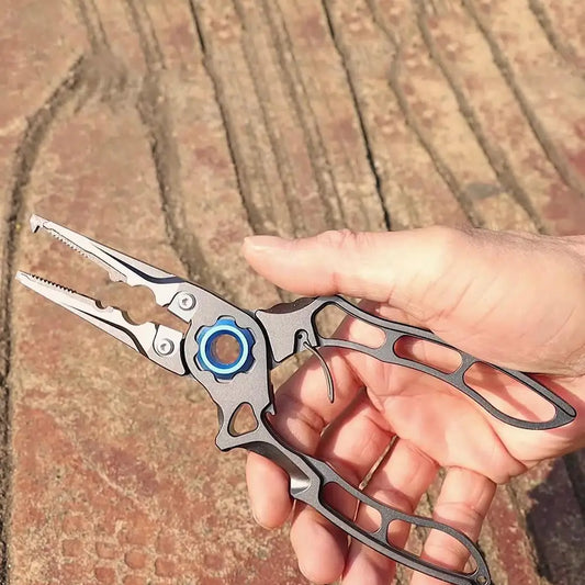 Angling Fishing Pliers Aluminum Alloy Wire Cutter Portable