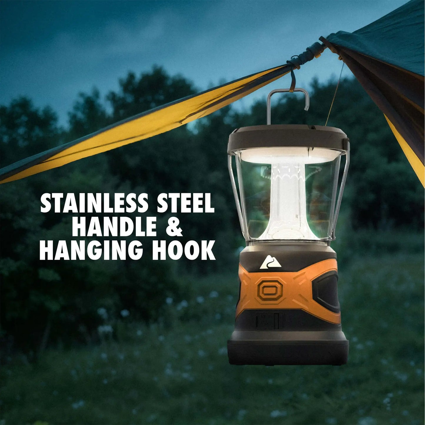 Ozark Trail 3000 Lumen Rechargeable LED Lantern Bright Portable Long Lasting Camping Light