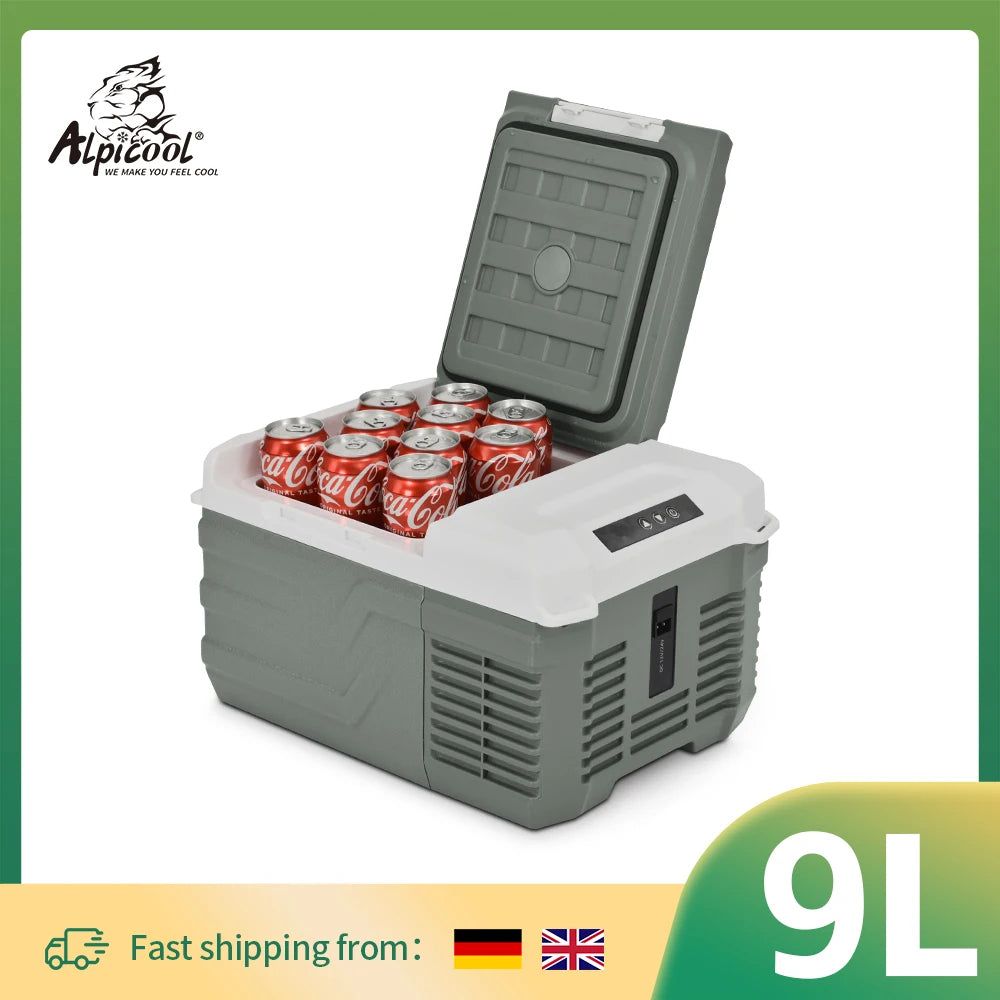 Alpicool NL9 Portable Car Refrigerator for Camping