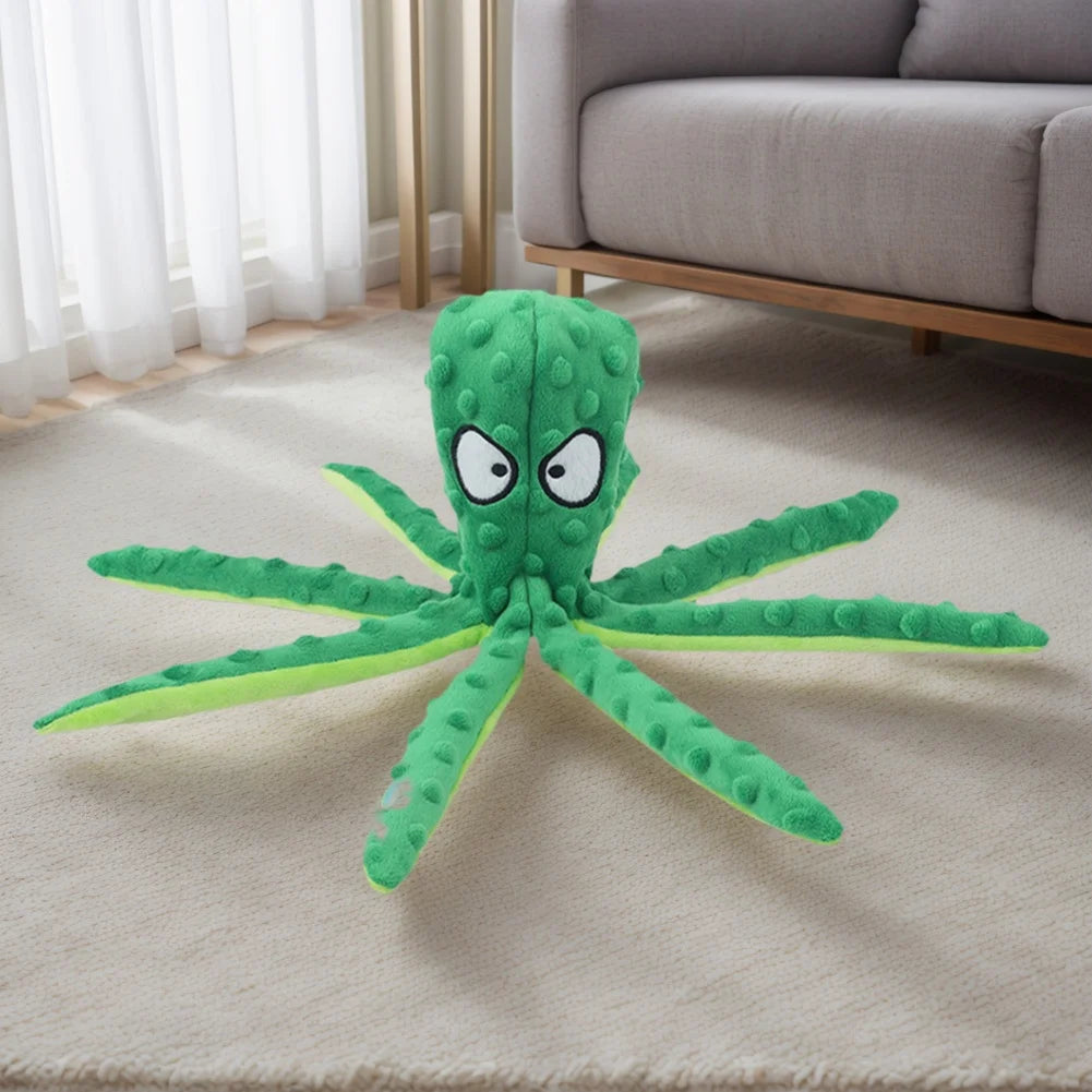 2Pcs Octopus Dog Toy No Stuffing Chew Toy For Small Dogs