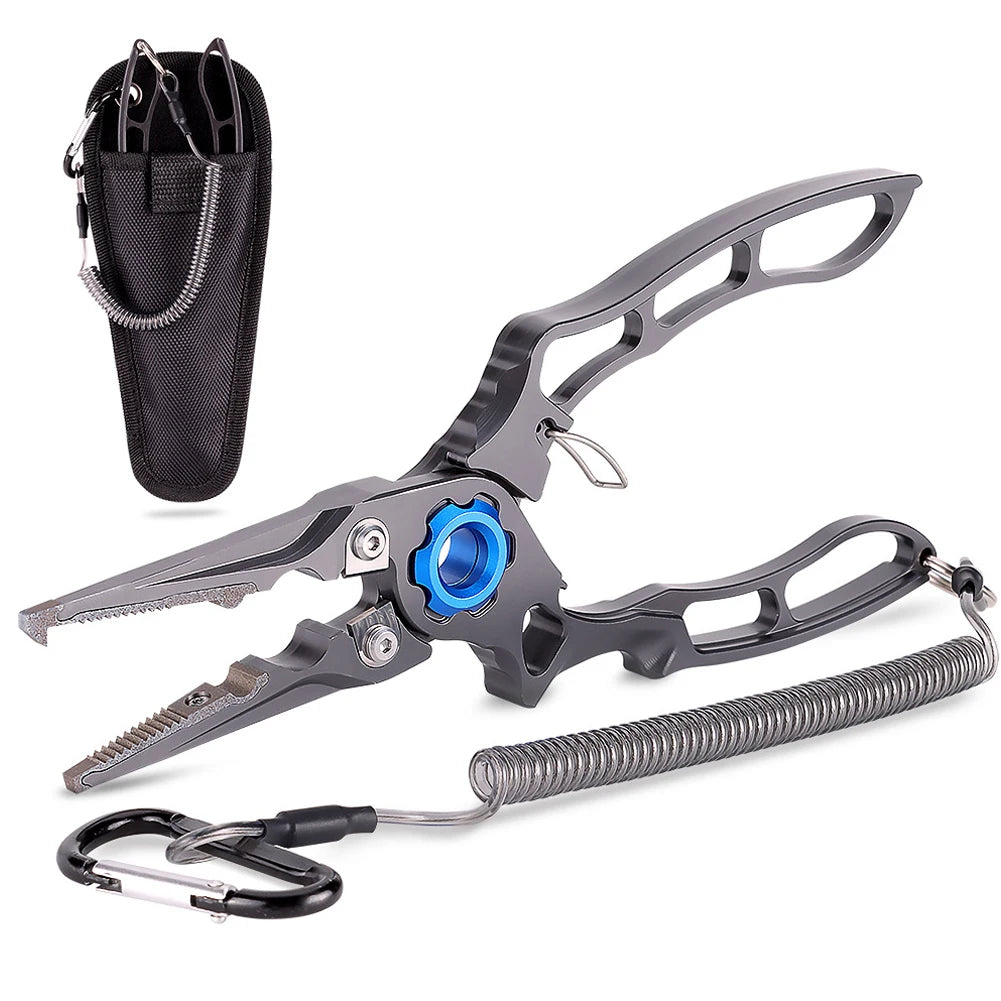Angling Fishing Pliers Aluminum Alloy Wire Cutter Portable