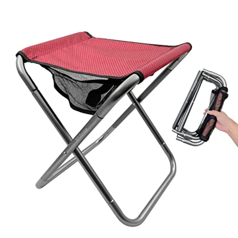 Outdoor Aluminium Alloy Folding Picnic Stool Ultralight
