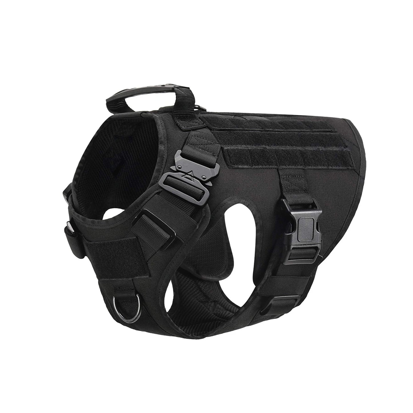 PETRAVELCN Tactical Dog Harness Vest With Molle Pouches