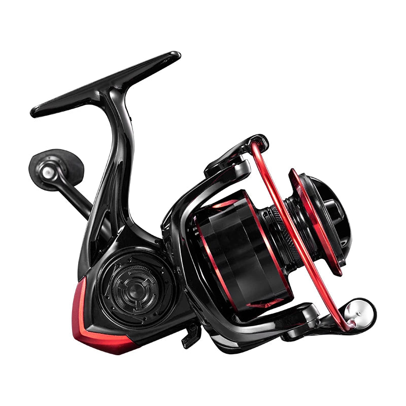 CR Sea Fishing Wheel Spinning Reel Ratio 5 2 1 Black Red10kg