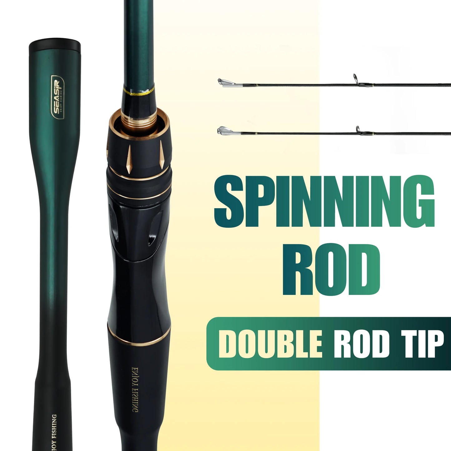 Seasir Dark Dragon M/ML Spinning Baitcasting Lure Rod