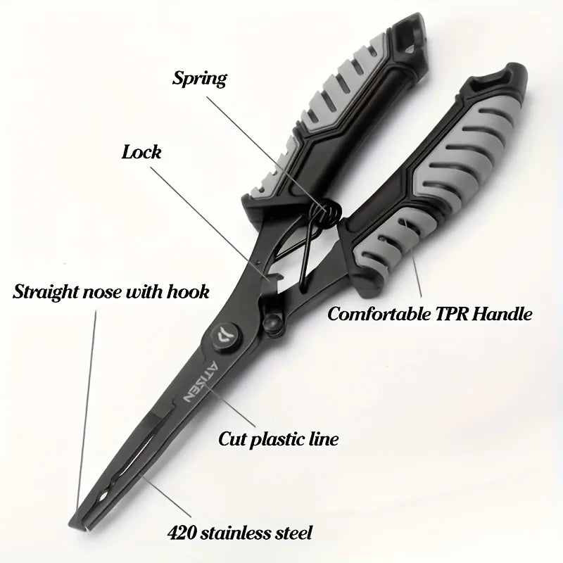 Two Piece Stainless Steel Fishing Pliers Easy Fish Control