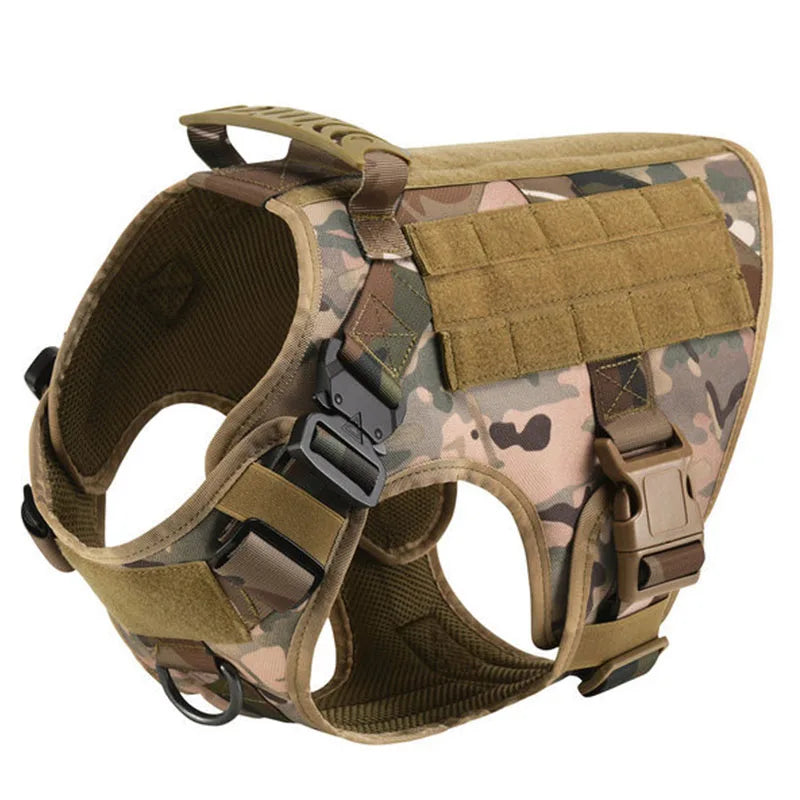 Large Dog Harness And Leash Set For German Shepherd Malinois Training Walking Vest And Collar For Medium Large Dogs