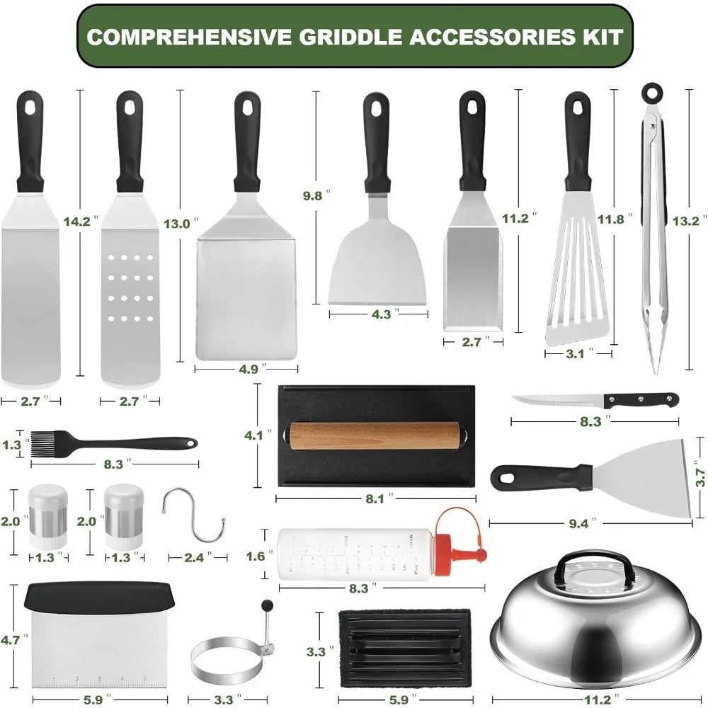 Fujian Griddle Accessories Kit For Blackstone And Camp Chef