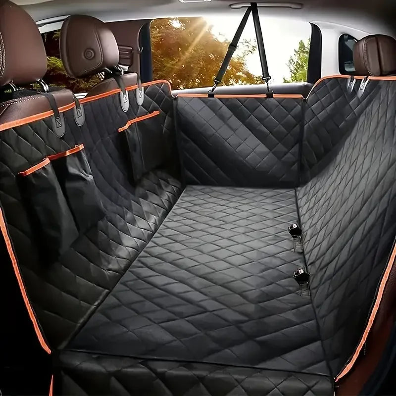 Dog Car Seat Cover for Pets Waterproof Scratch Proof Nonslip Durable Soft Back Seat Cover for Cars and Trucks