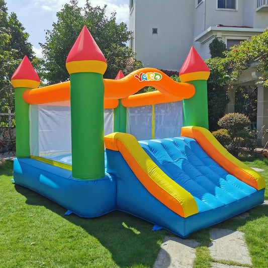 Backyard Inflatable Bounce House Slide 12x9x8 Ft For Kids