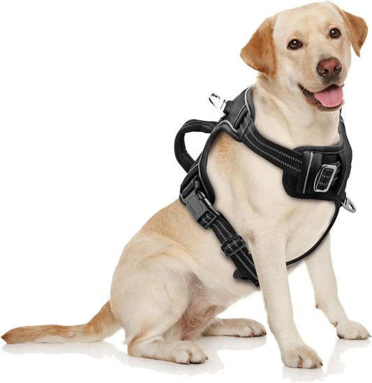 Maxetodo No Pull Adjustable Dog Harness Reflective Walking