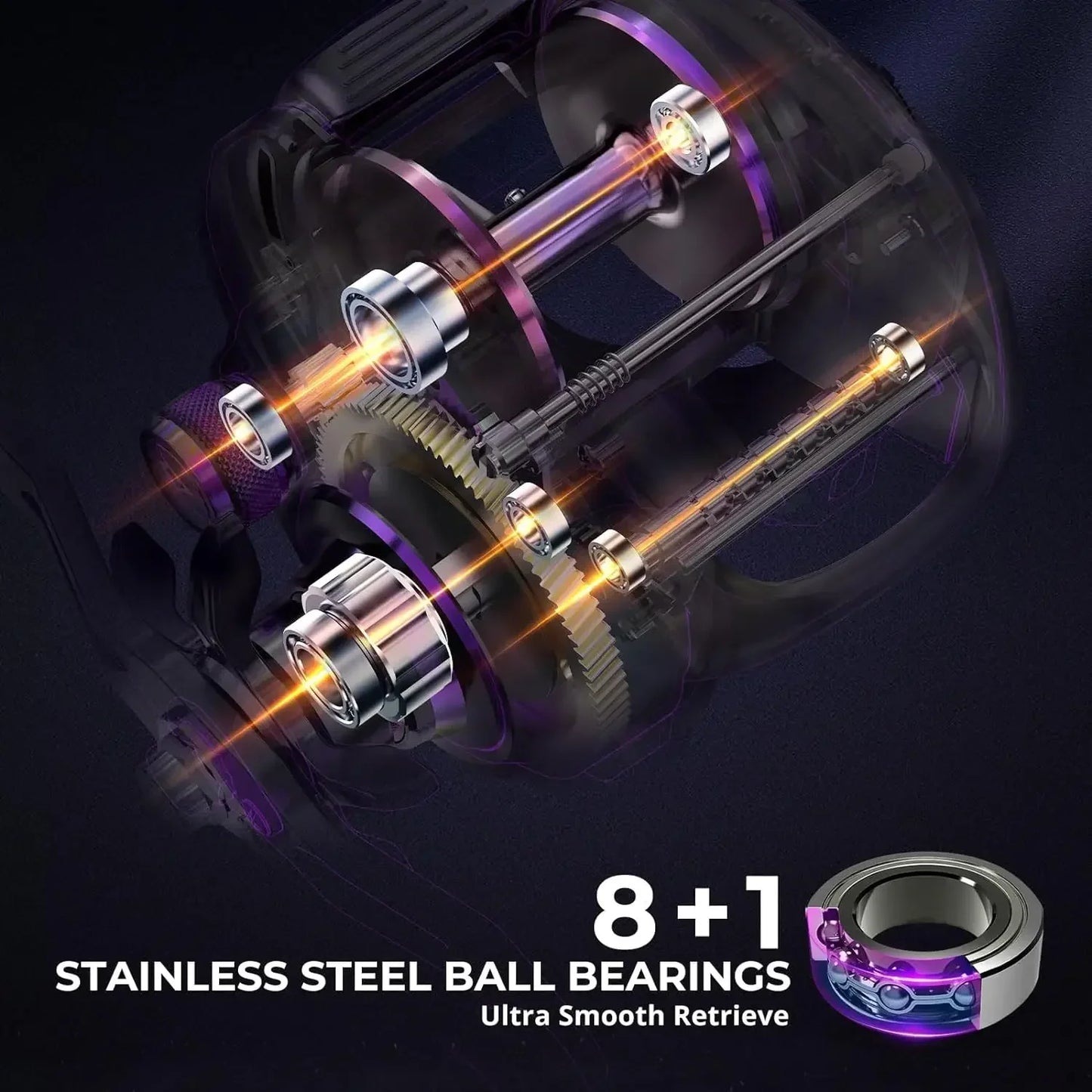 Alijoz 400 Baitcasting Reel Aluminum Frame 38 Lbs Drag