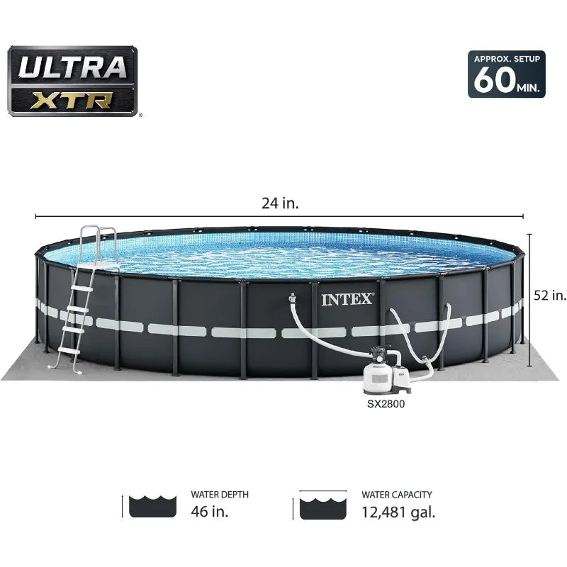 Intex Ultra XTR Above Ground Pool Set With Filter Pump