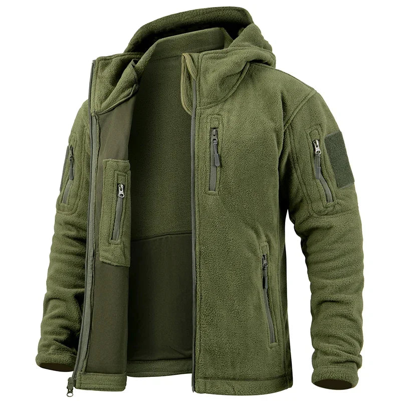 ReFire Gear Mens Fleece Hunting Tactical Jacket Warm Zip