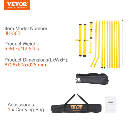 VEVOR SucceBuy Portable Pickleball Net System for Court
