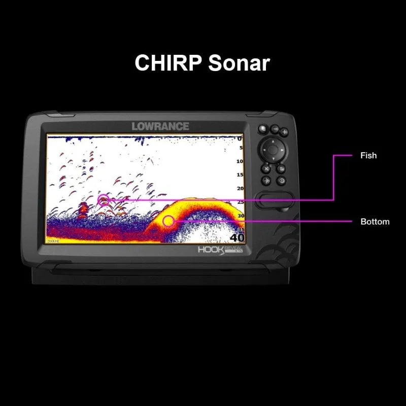 Lowrance Hook Reveal Fish Finders 5 Inch 7 Inch 9 Inch with Transducers