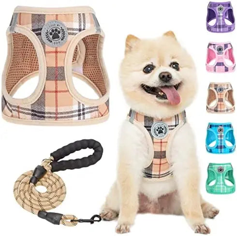YTYIN Safe Harness Set for Small Dogs and Cats Reflective
