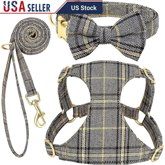 XMSJ Cute Adjustable Dog Harness Set For Small Dogs Cats