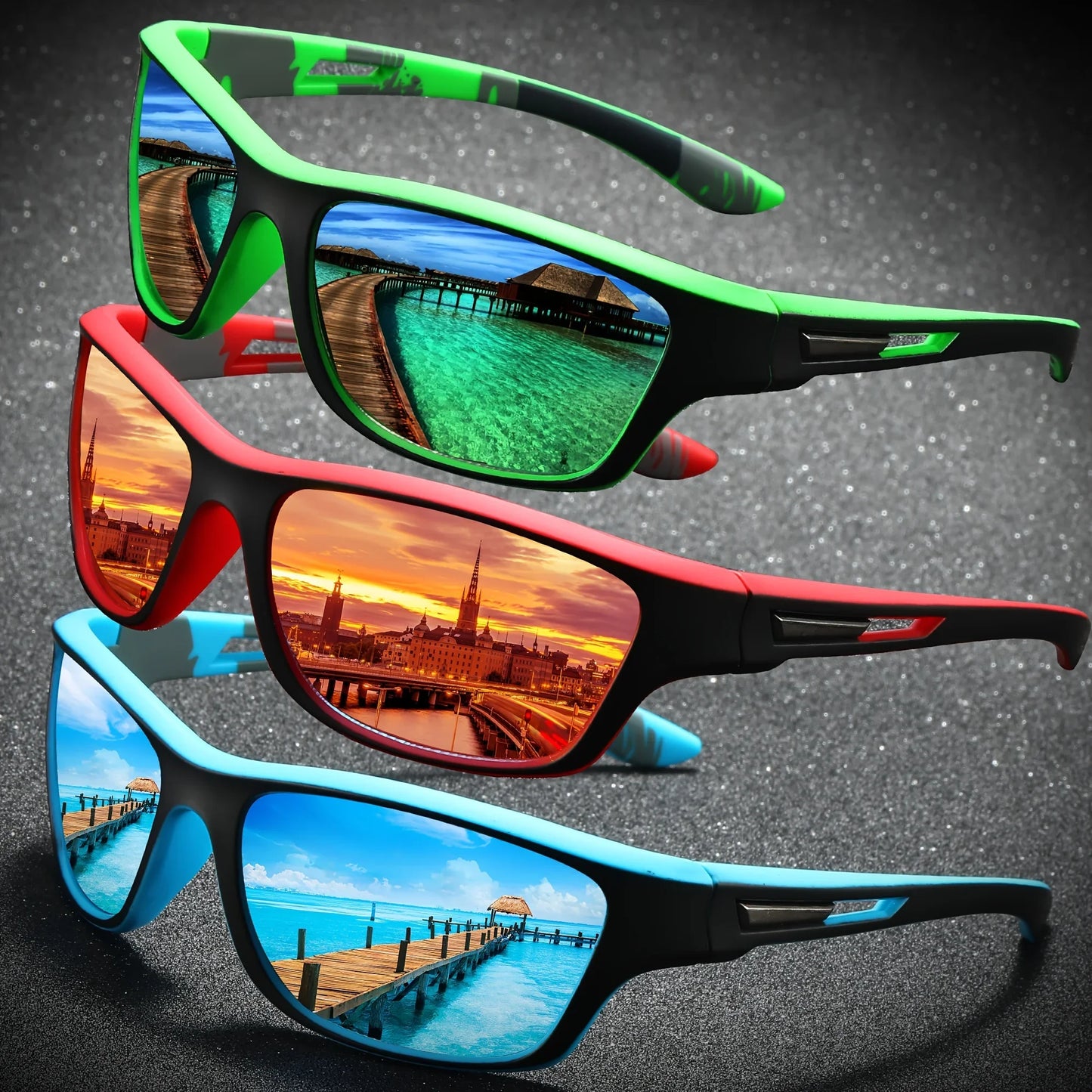 Polarized UV400 Sunglasses Men Women Outdoor Sports Eyewear